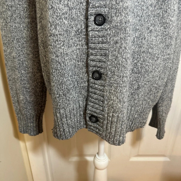 Banana Republic Wool Blend Blue/Grey Button Down Cardigan - Picture 3 of 8